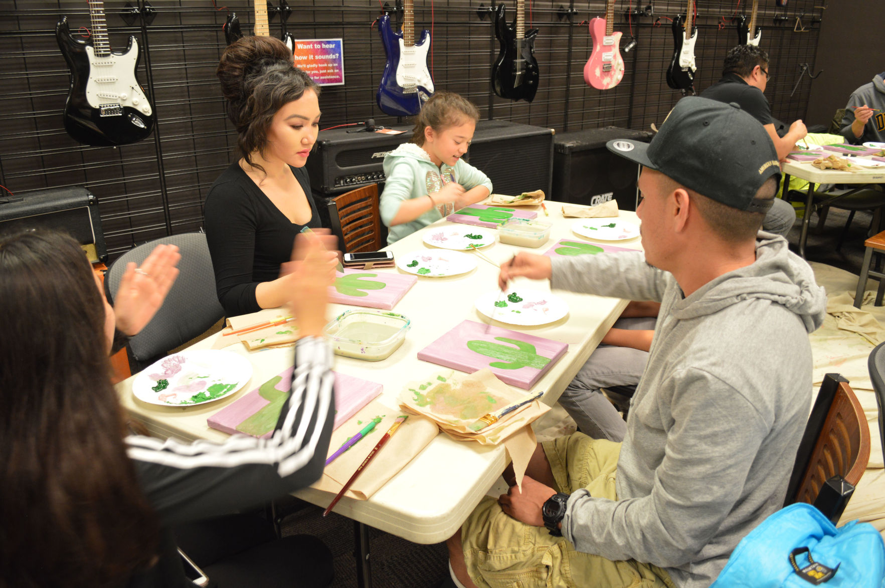 Paint nite at Bookmans offers fun and art for all